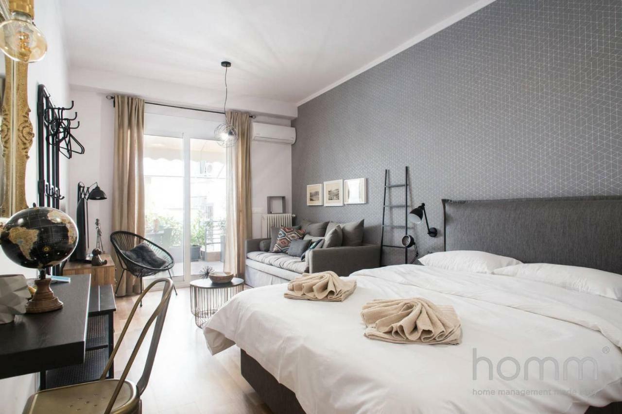 Appartement 39M² Homm Modern Studio In Kolonaki à Athènes Extérieur photo